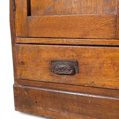Antique Japanese Wooden Storage Cabinet, Meiji Period