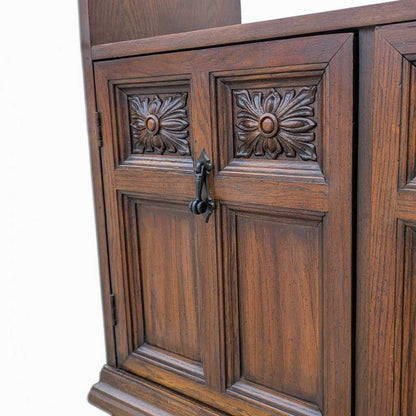 Vintage Freestanding Wall Unit – Spanish Revival, Rustic, MCM, Mid Century Modern