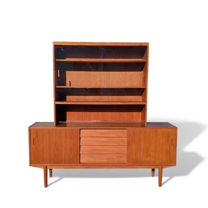 Mid Century Sideboard and Hutch – Troeds Model "Trio"  by Nils Jonsson, Danish Modern Teak Credenza, Scandinavian Buffet, Teak Cabinet, MCM Storage