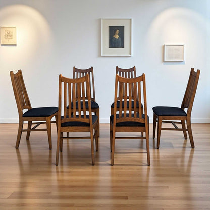 Set of 6 Mid Century Dining Chairs