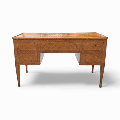 Antique Desk – Lombardy Louis XVI Era Desk, Vintage Writing Table, Elegant Office Furniture, 18th Century Desk