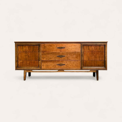 LA Period Dresser, Bedroom, Nine Drawers, Credenza, Sideboard