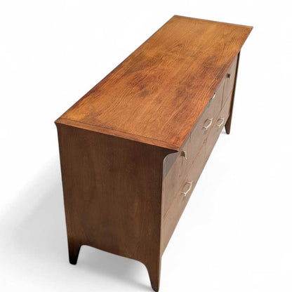 John Van Koert for Drexel “Profile” K37 Buffet – Mid Century Modern Credenza, 60" Wide, Restored Vintage Sideboard