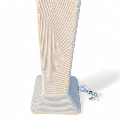 1980s Postmodern Plaster Floor Lamp by Dynasty Gallery
