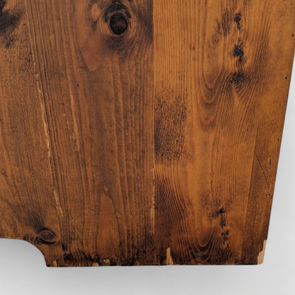 Antique Rustic Cupboard Hutch