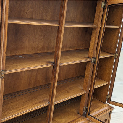 Vintage Hutch Cabinet by Drexel, Triune Collection, Mahogany