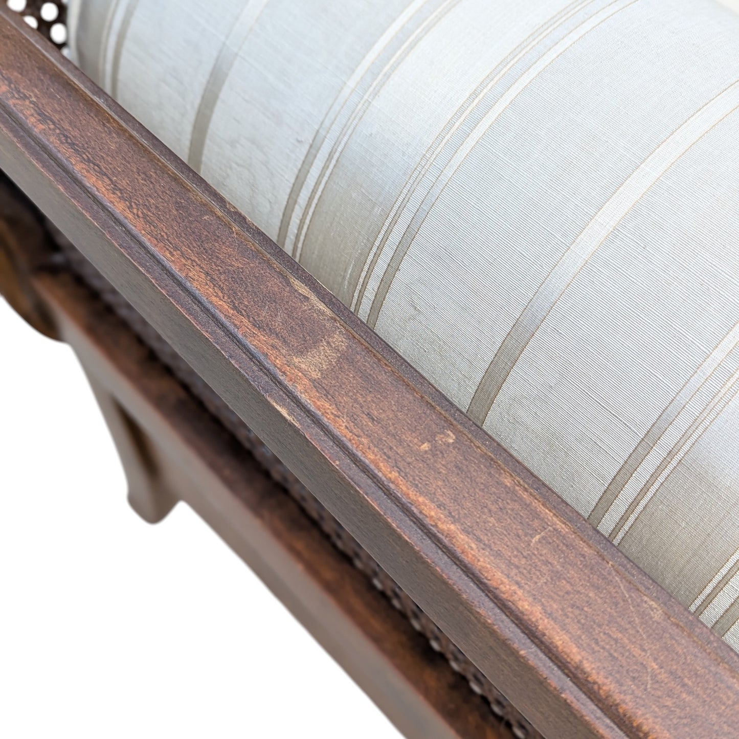 French Provincial Cane Back Sofa