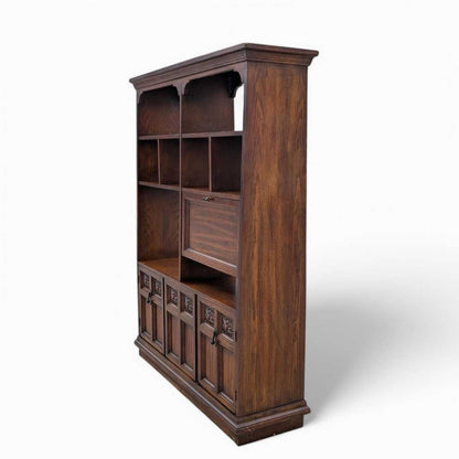 Vintage Freestanding Wall Unit – Spanish Revival, Rustic, MCM, Mid Century Modern