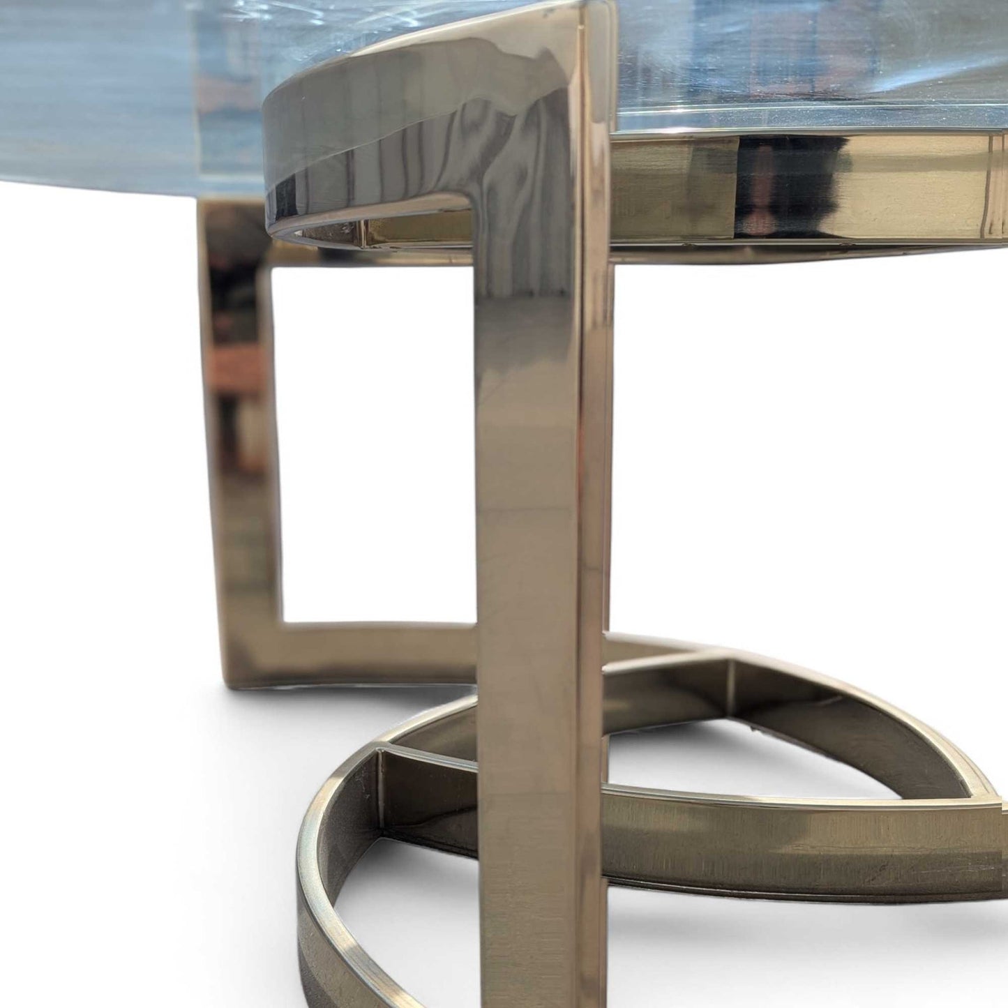 Brass + Glass Coffee Table, c. 1970s