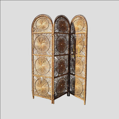 Rattan Room Divider, Starburst, Mid Century, MCM, Boho Chic, Backdrop, Bedroom, Living Room