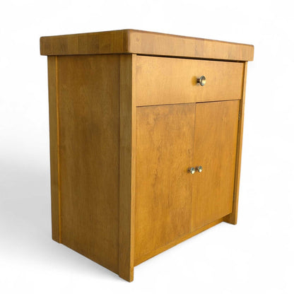 Vintage Butcher Block Top Kitchen Cabinet