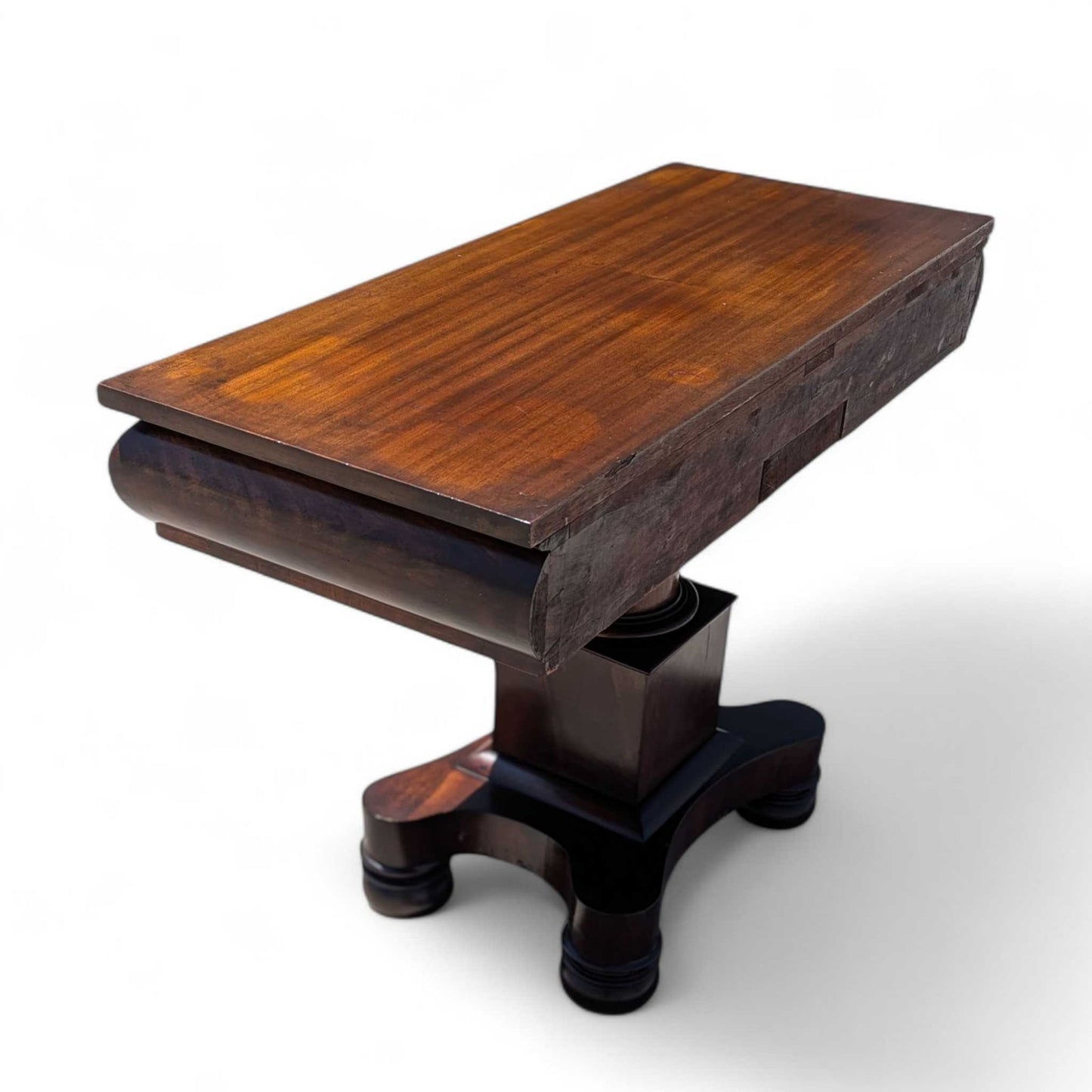 Antique Empire Mahogany Pedestal Table – c. 1800s