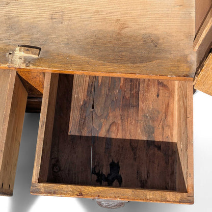Antique Japanese Wooden Storage Cabinet, Meiji Period