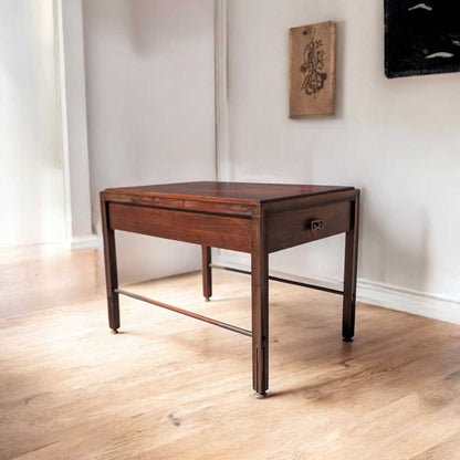 Crown City Table Co. Mid-Century Modern Wood Nightstand / End Table