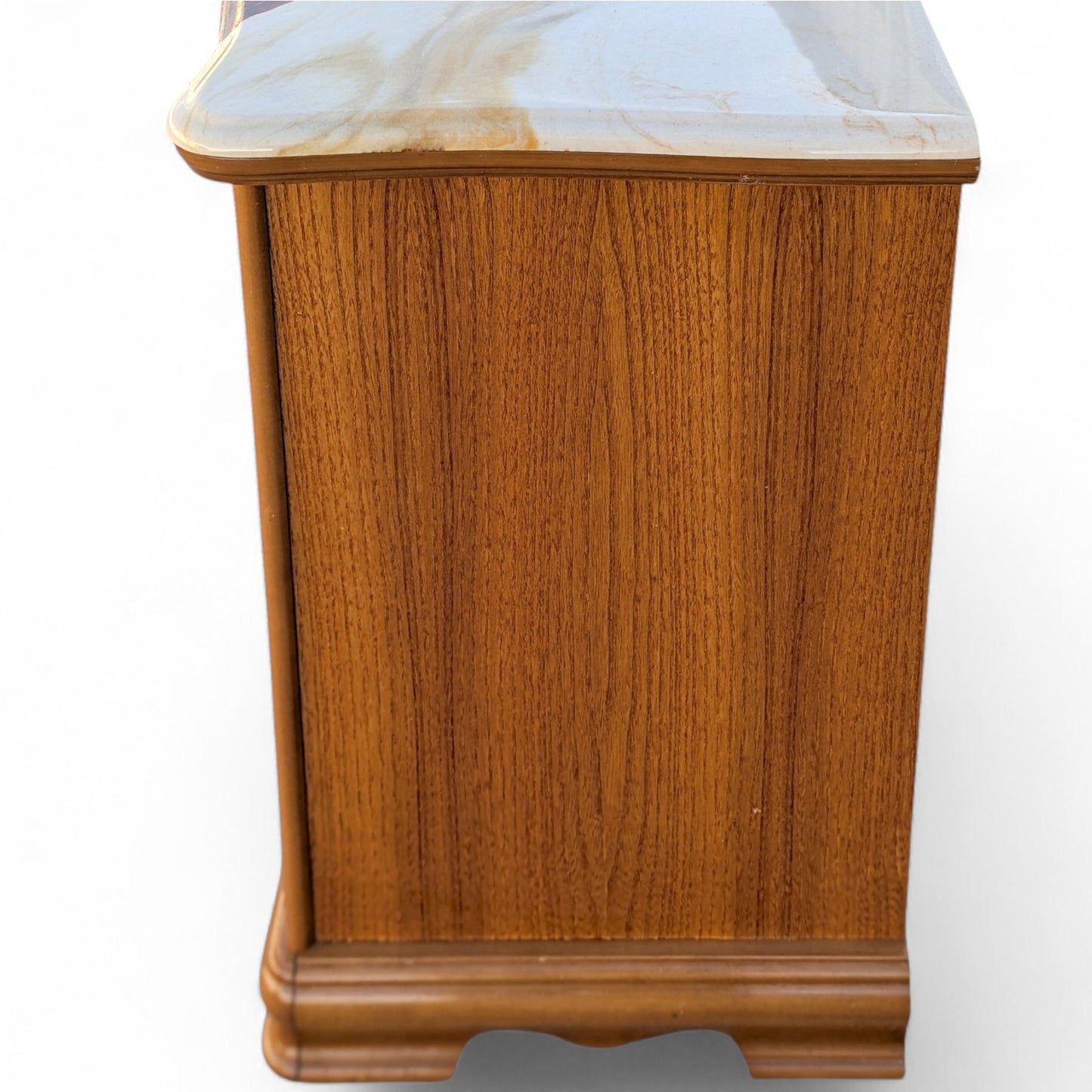 European-Inspired Three-Drawer Nightstand, Late 20th Century