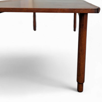 Teak Mid Century Coffee Table - Sculpted Legs, c. 1960s
