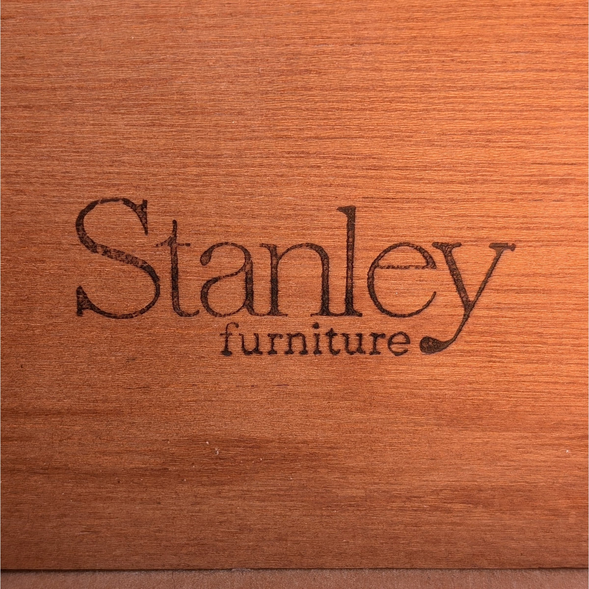 Stanley Furniture Chinoiserie Burl Wood Nine-Drawer Dresser or Credenza