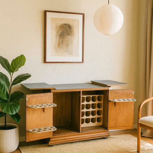 1970s Jasper Cabinet Co. Dry Bar Cabinet