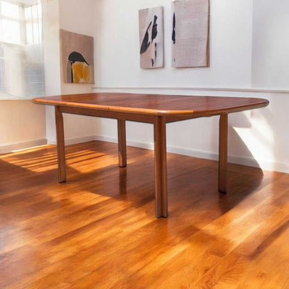 Danish Teak Dining Table – Mid-Century Modern
