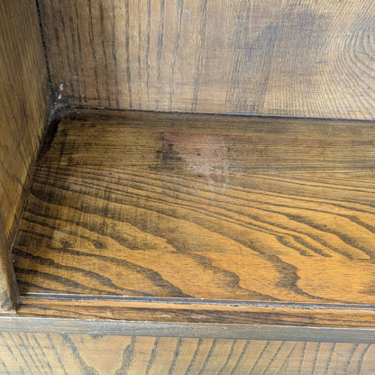 Vintage L.A. Period Furniture Headboard with Integrated Nightstands