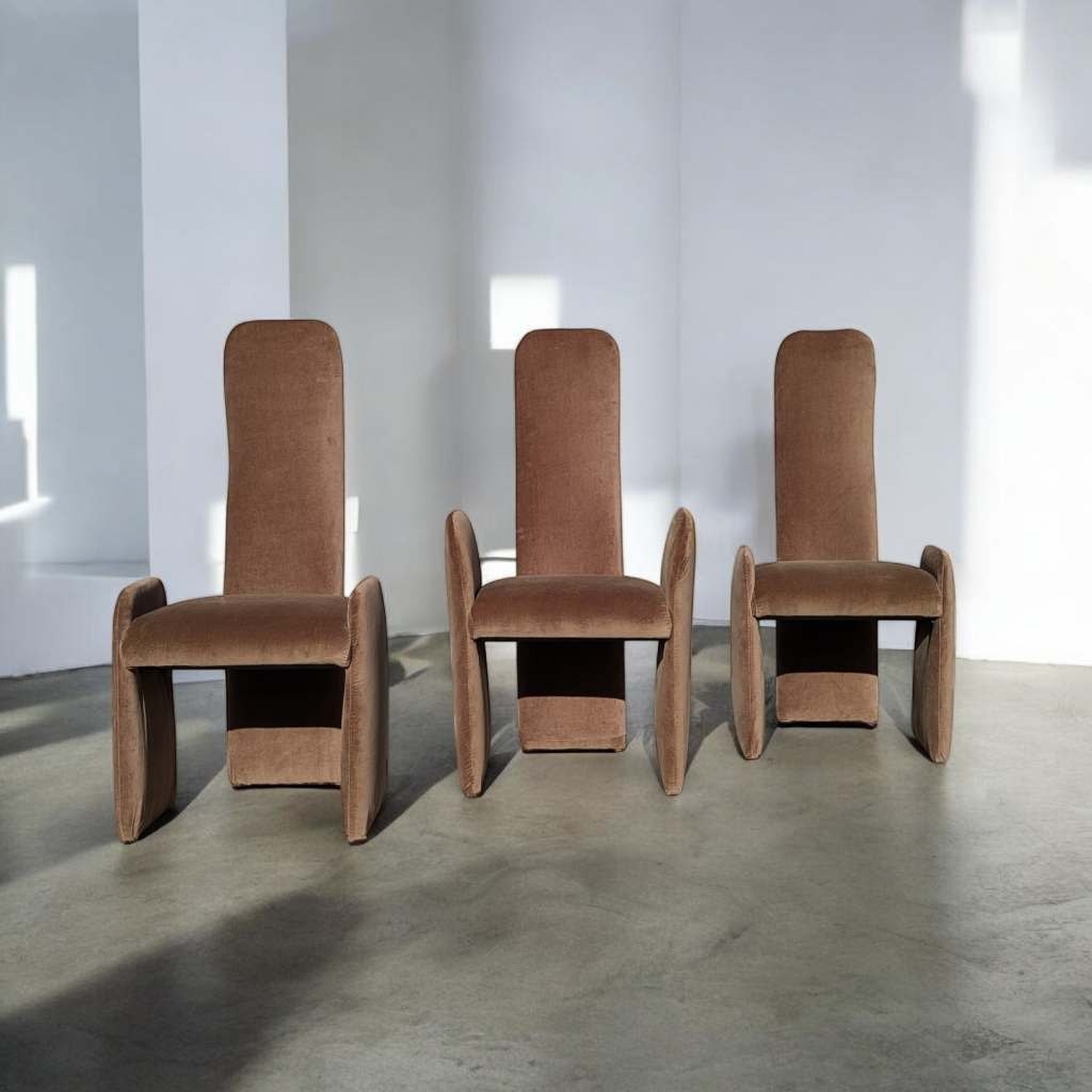 Six Postmodern Dining Chairs, c. 1980s