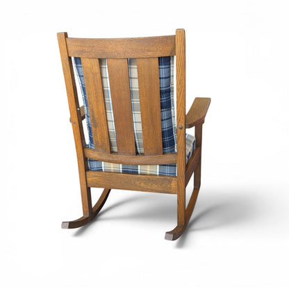 Arts & Crafts Mission Oak Rocking Chair by Oregon Chair Co., Portland, Oregon,