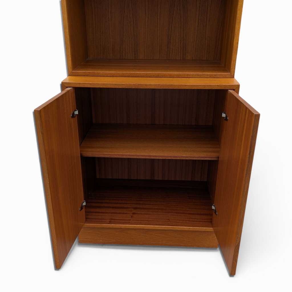 Slim Teak Bookcase – MCM, c. 1970s