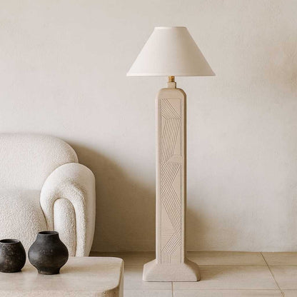 1980s Postmodern Plaster Floor Lamp by Dynasty Gallery