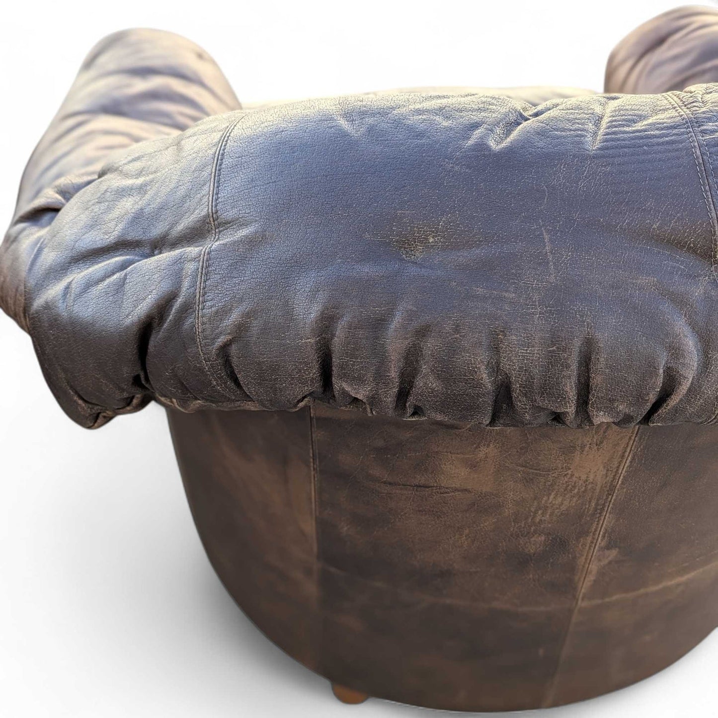 Leather Lounge Chairs, Pair c.1970s