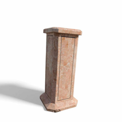 Vintage Tesselated Stone Pedestal – c. 1980s