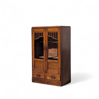 Antique Japanese Wooden Storage Cabinet, Meiji Period
