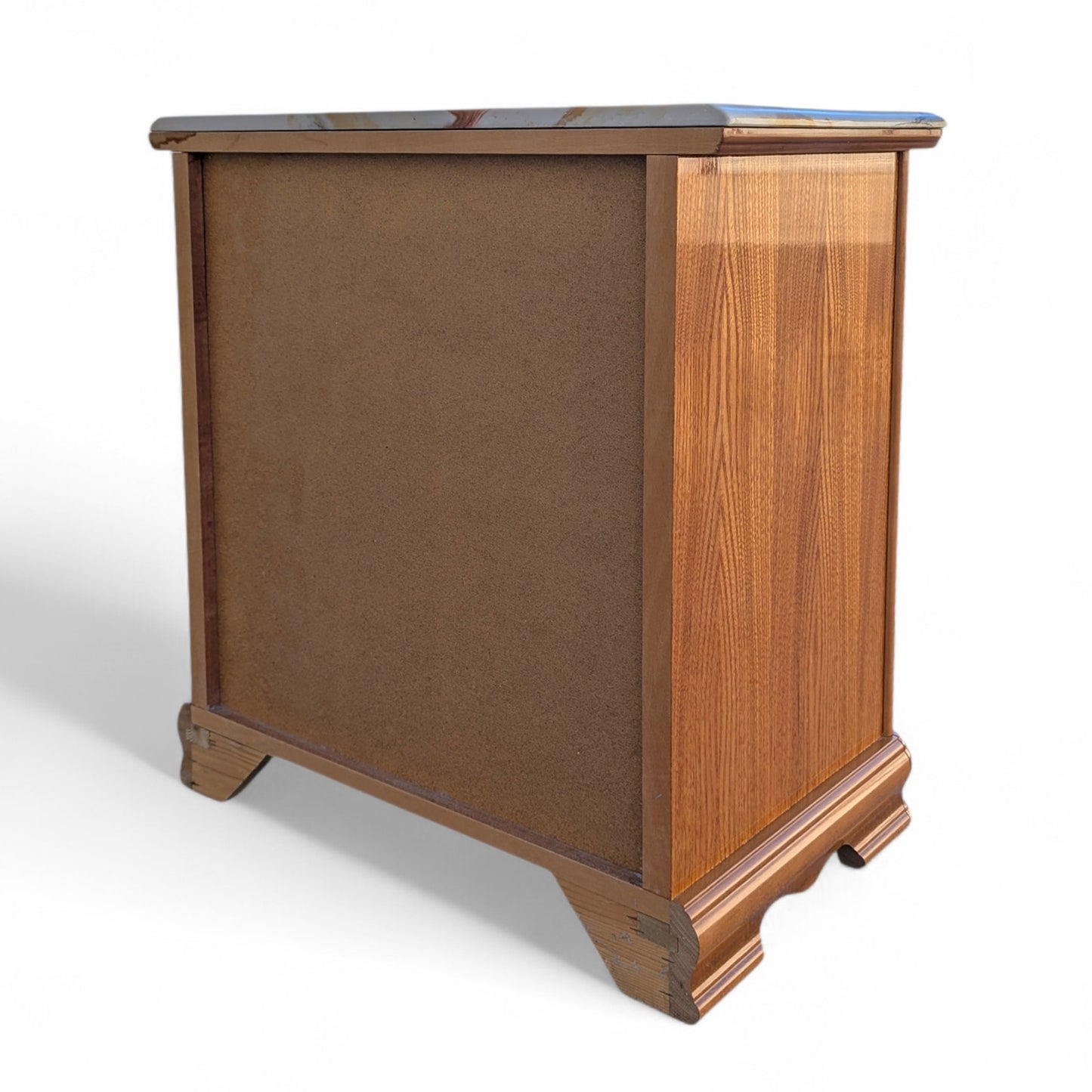 European-Inspired Three-Drawer Nightstand, Late 20th Century