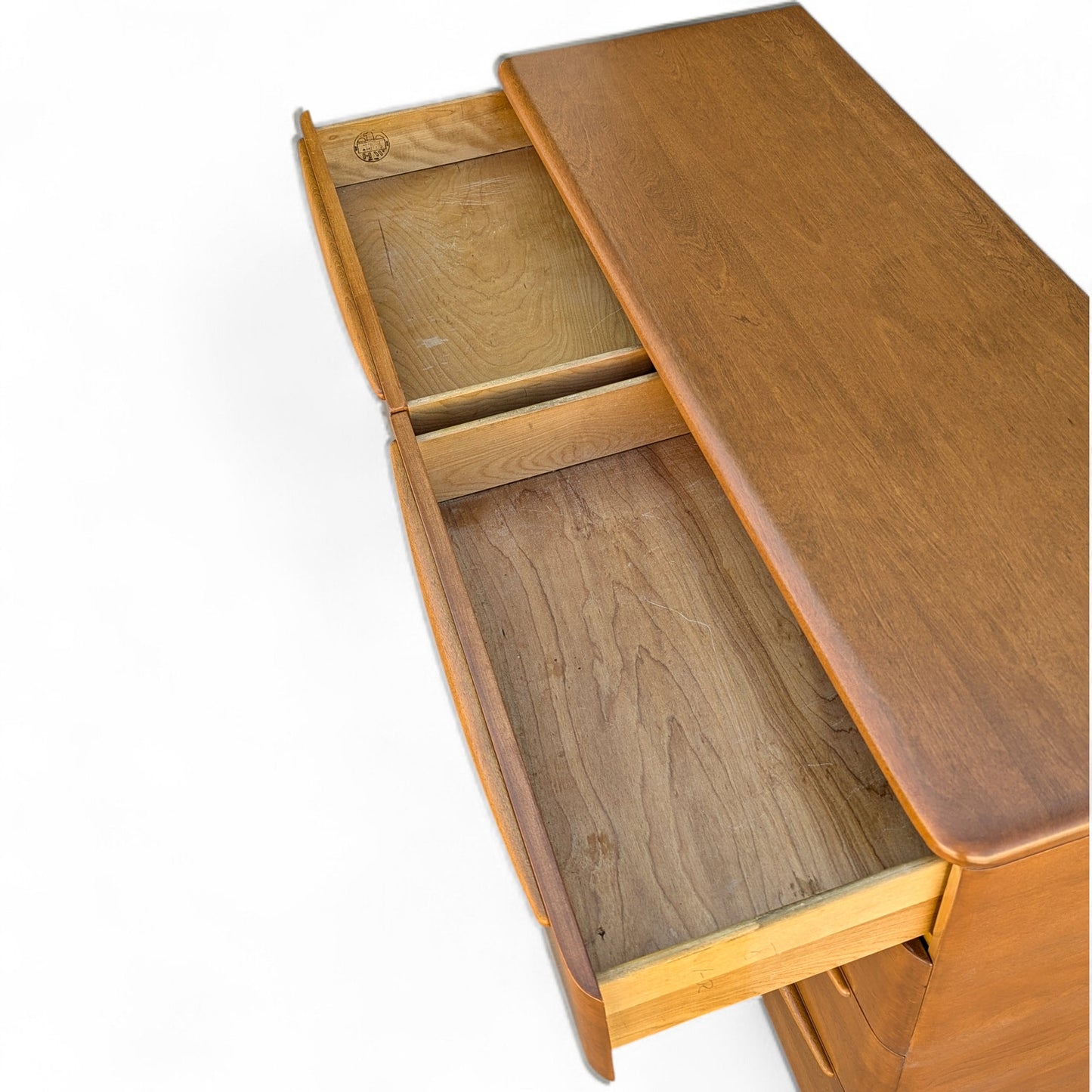 Heywood Wakefield 8 Drawer Lowboy Dresser