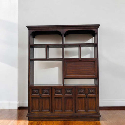 Vintage Freestanding Wall Unit – Spanish Revival, Rustic, MCM, Mid Century Modern
