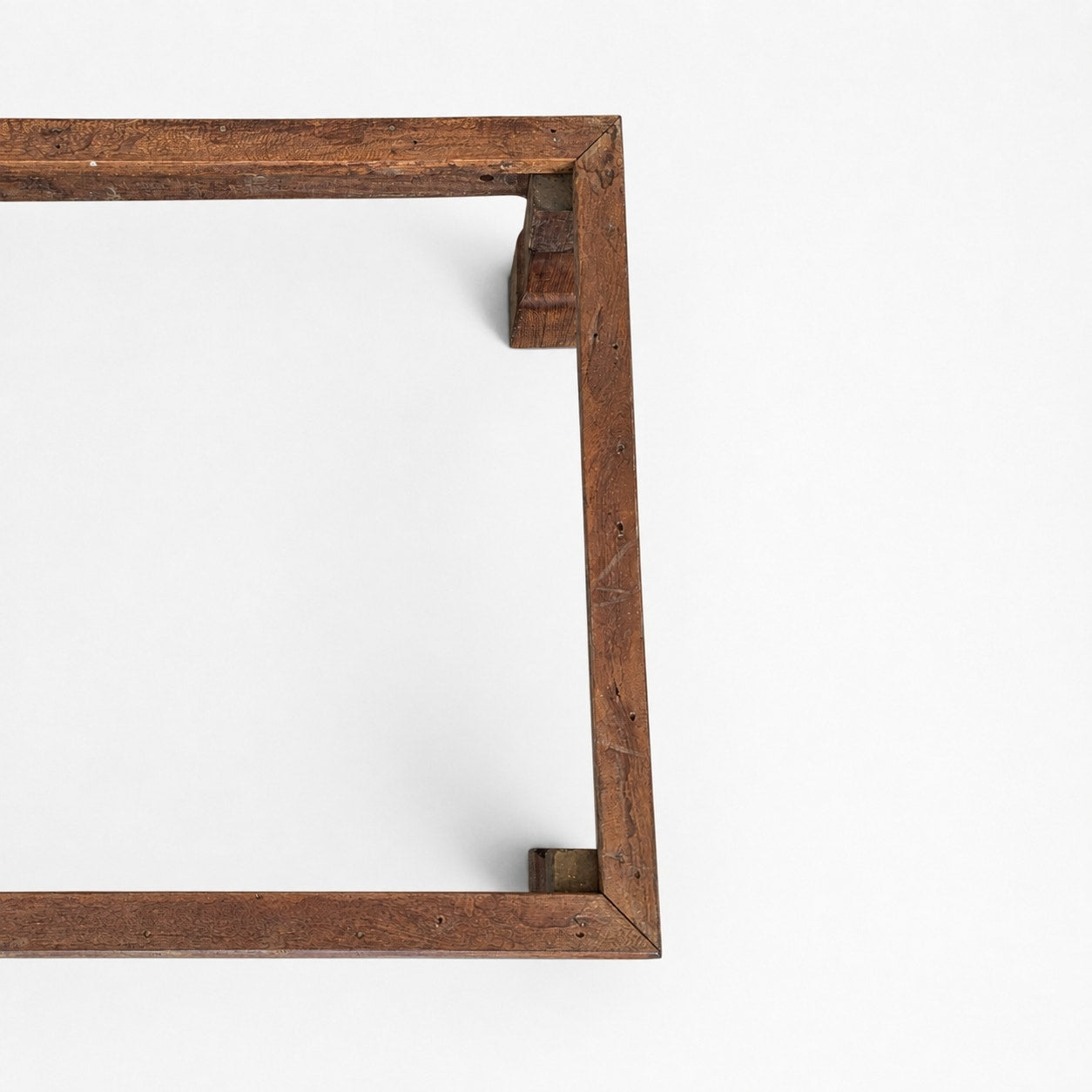 Vintage Asian-Inspired Wood Platform Coffee Table — view 7 of 16