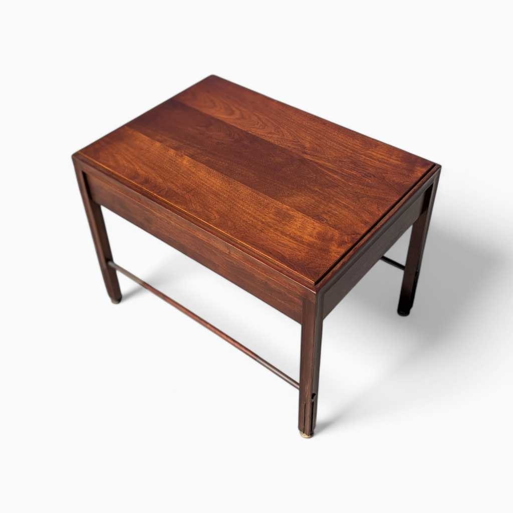 Crown City Table Co. Mid-Century Modern Wood Nightstand / End Table