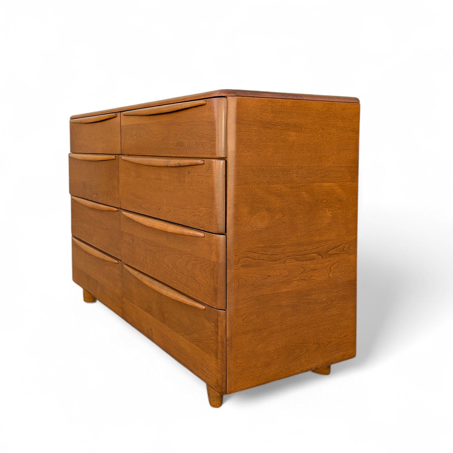 Heywood Wakefield 8 Drawer Lowboy Dresser