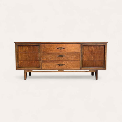 LA Period Dresser, Bedroom, Nine Drawers, Credenza, Sideboard