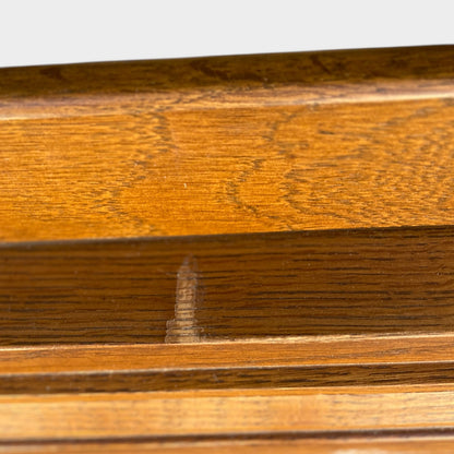 Vintage Hooker Furniture Oak Hutch Cabinet with Open Shelving, Late 20th Century