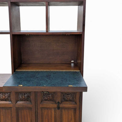 Vintage Freestanding Wall Unit – Spanish Revival, Rustic, MCM, Mid Century Modern