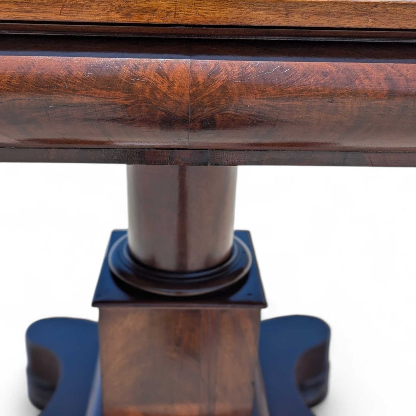 Antique Empire Mahogany Pedestal Table – c. 1800s