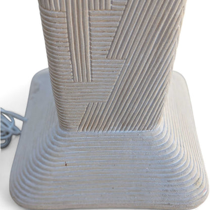 1980s Postmodern Plaster Floor Lamp by Dynasty Gallery
