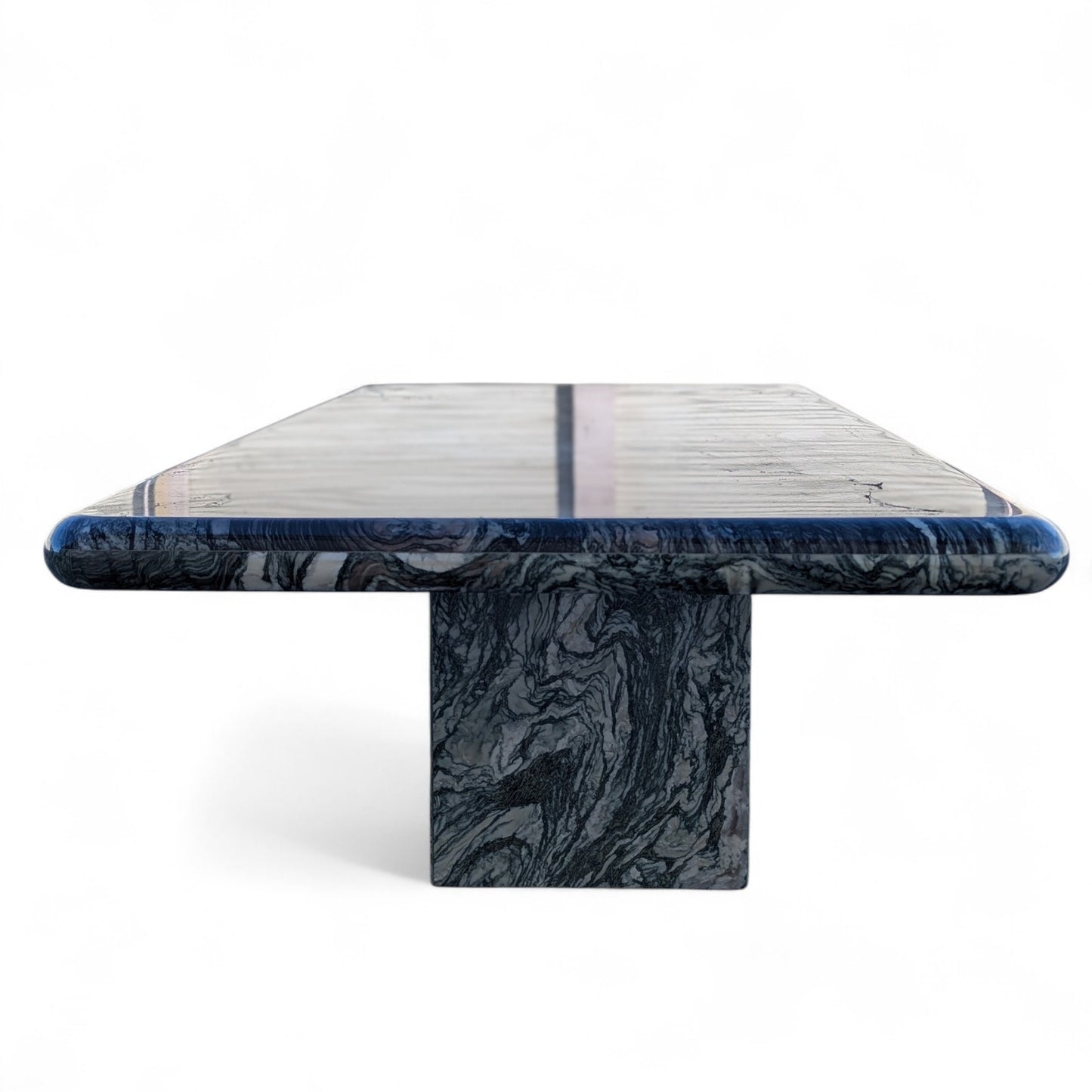 Postmodern Green Marble Coffee Table