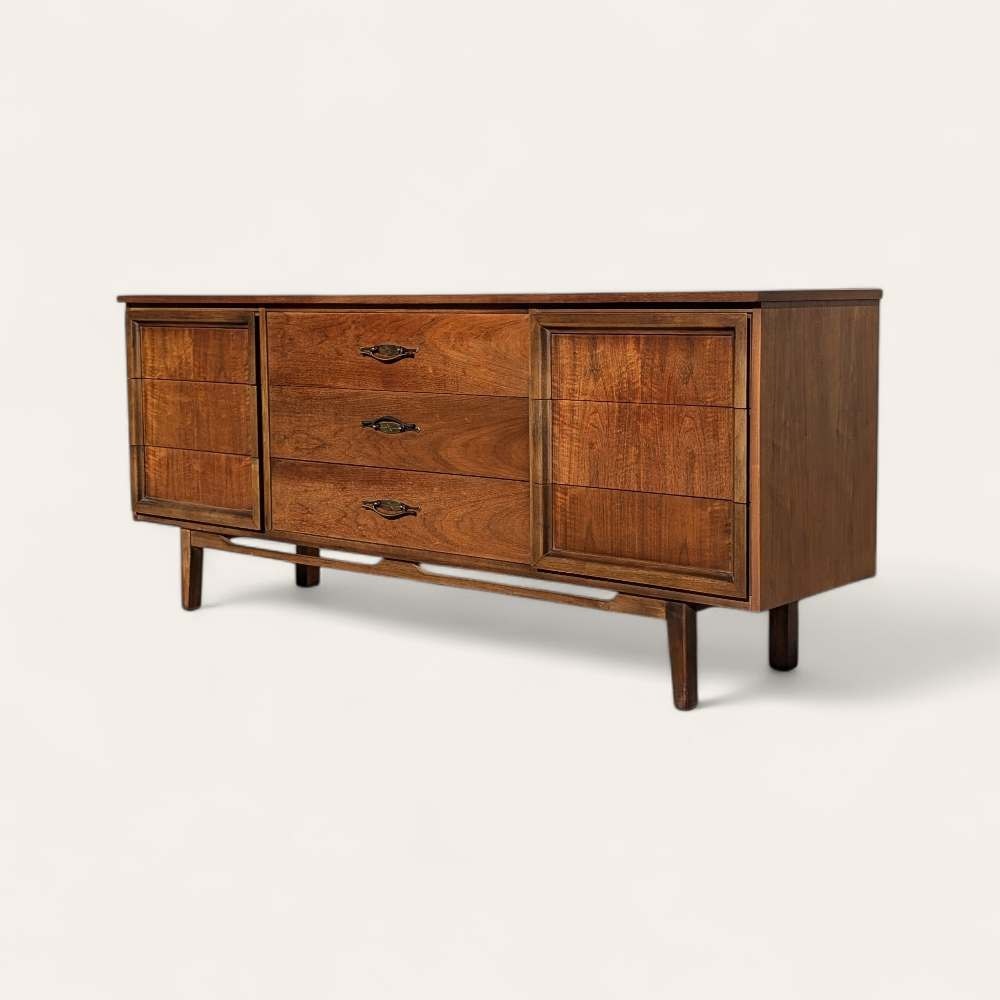 LA Period Dresser, Bedroom, Nine Drawers, Credenza, Sideboard