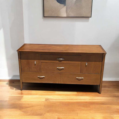 John Van Koert for Drexel “Profile” K37 Buffet – Mid Century Modern Credenza, 60" Wide, Restored Vintage Sideboard