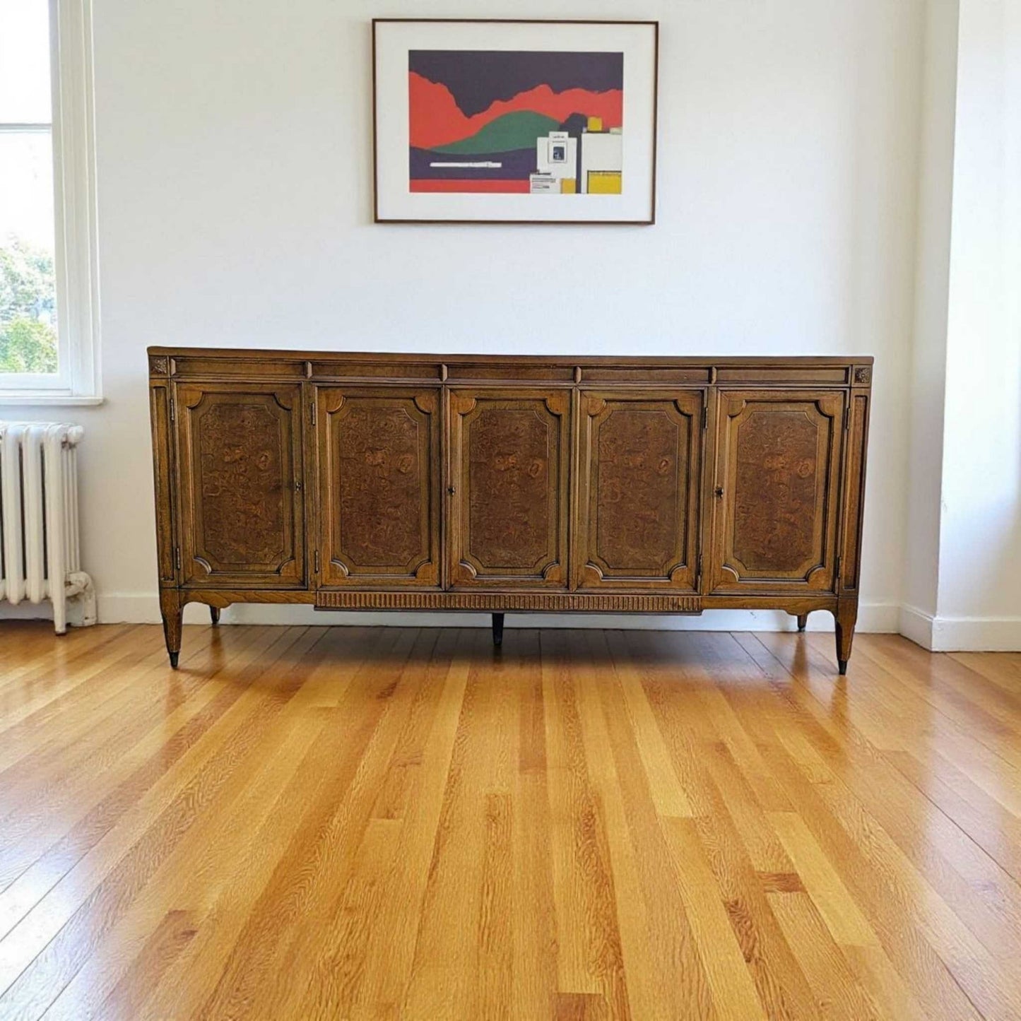 Mid-Century American of Martinsville Walnut Sideboard Buffet