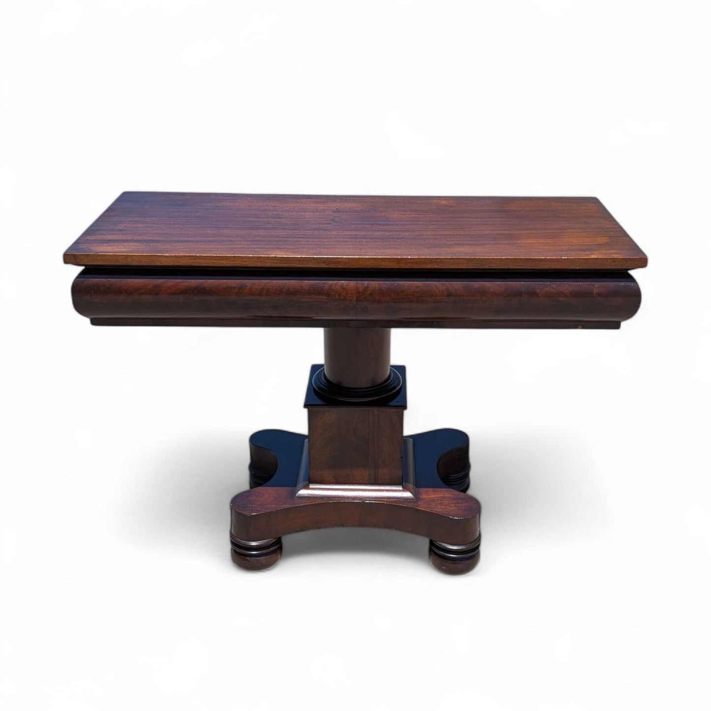 Antique Empire Mahogany Pedestal Table – c. 1800s