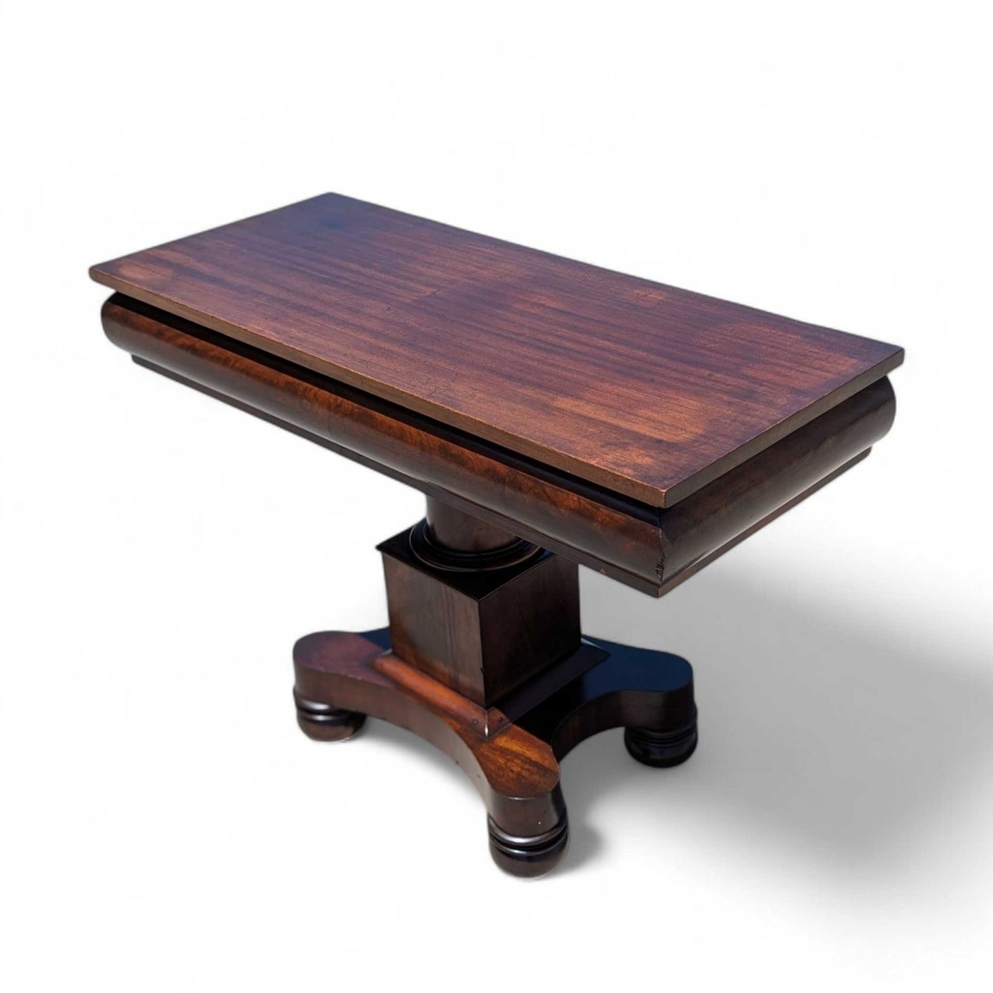 Antique Empire Mahogany Pedestal Table – c. 1800s