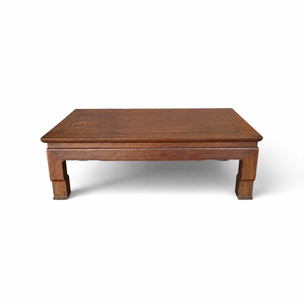 Vintage Asian-Inspired Wood Platform Coffee Table — view 13 of 16
