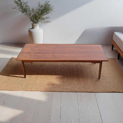 Teak Mid Century Coffee Table - Sculpted Legs, c. 1960s